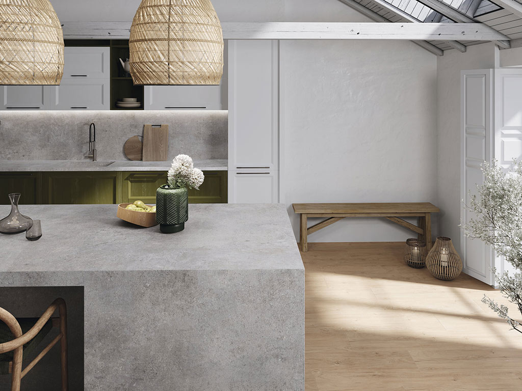 Ape Concreto Grey Konyhai burkolólap 
