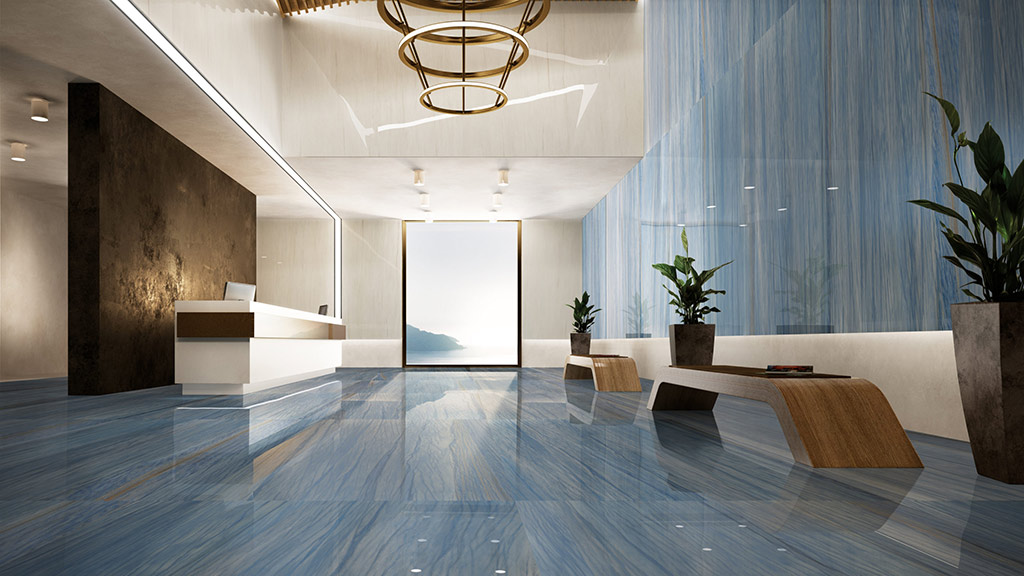 Ava Ceramica Azul Macauba Kőhatású járólap