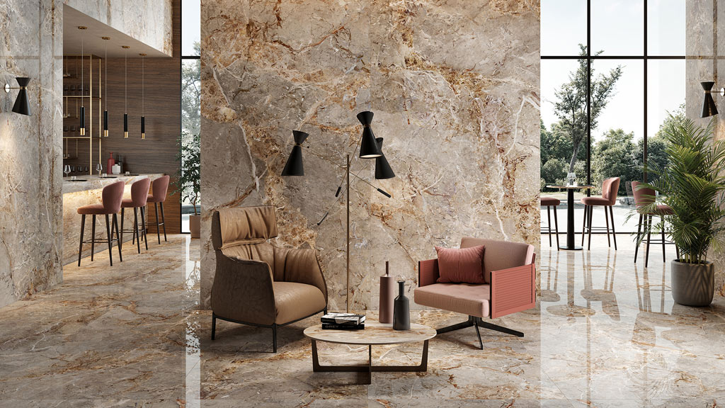 Ava Ceramica Breccia Argentum Falburkolat