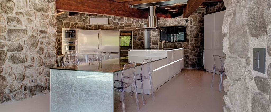 Casalgrande Padana Metalwood Konyhai burkolólap