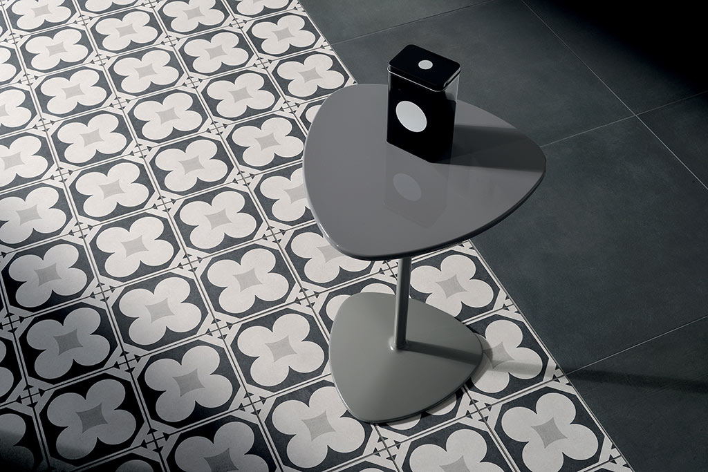 Fioranese Ceramica Cementine Black&White Betonhatású járólap