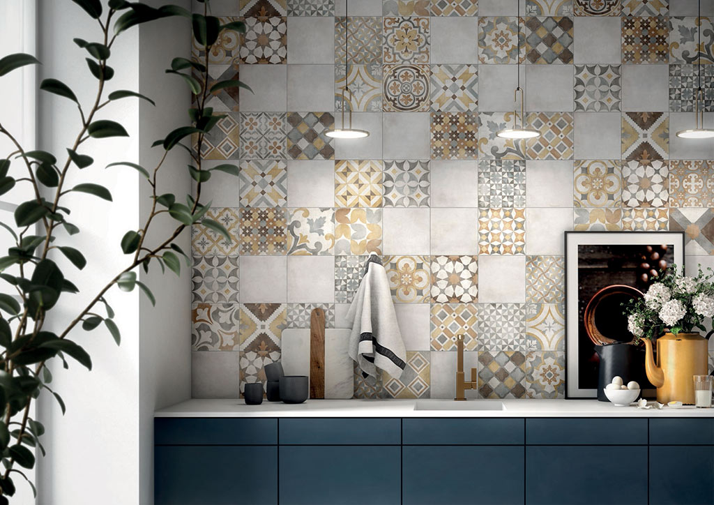 Polis Azulejos Konyhai burkolólap