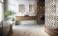 Colorker Calacatta Gold Modern fürdőszoba