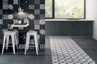 Fioranese Ceramica Cementine Black&White Betonhatású járólap